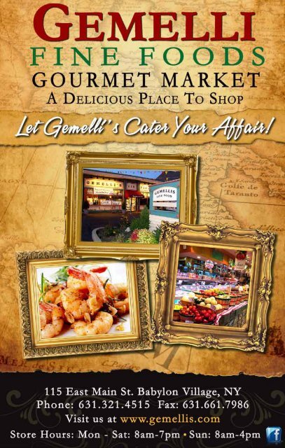 additional gemelli specialties (1/2 trays only) - Gemelli's Fine Foods