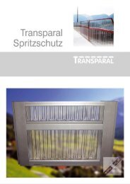 pdf Transparal Spritzschutz Download - Zeiler k-tec Gmbh