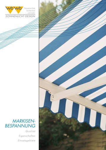 markisen- bespannung - K+K Sonnenschutz GmbH