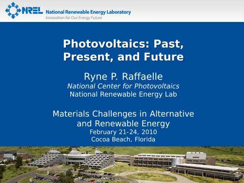 Photovoltaics: Past, Present, and Future