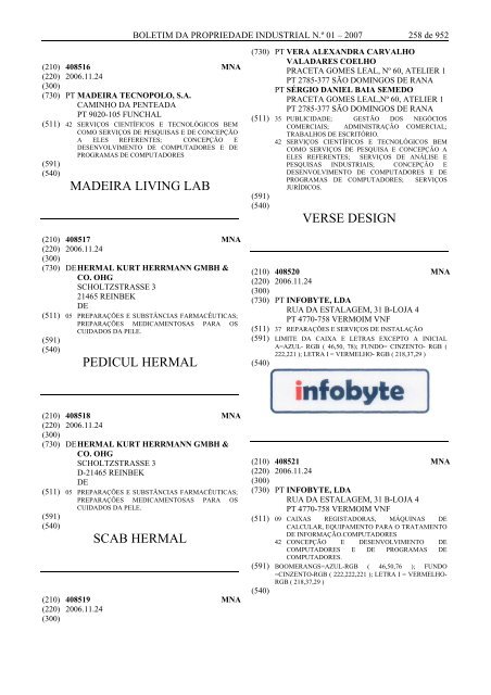 MADEIRA LIVING LAB PEDICUL HERMAL SCAB HERMAL VERSE ...