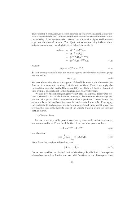 Von Neumann algebra automorphisms and time ... - Alain Connes