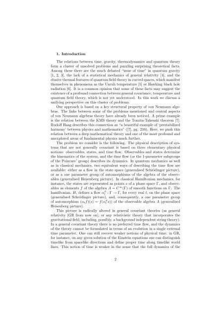 Von Neumann algebra automorphisms and time ... - Alain Connes