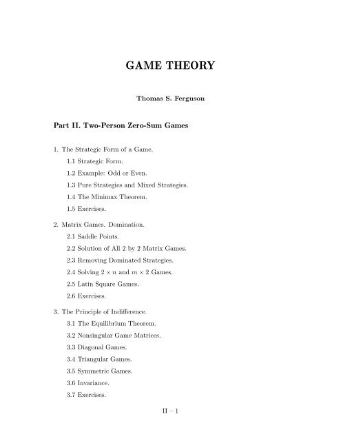 Solved Q1. (Chap 1: Game Theory.) In the simultaneous games