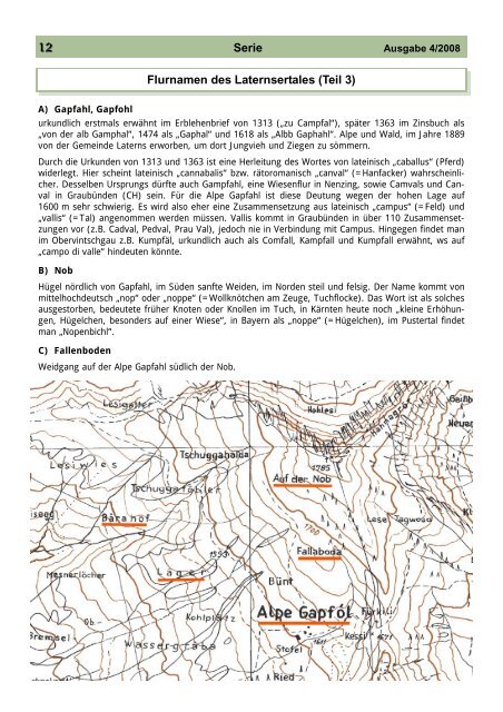 Im Jahr 2008 sind geboren - Gemeinde Laterns