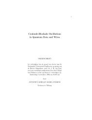 Chapter 2 Theory of Coulomb-blockade oscillations - Instituut-Lorentz