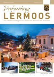 DorfZeITUNG Lermoos |Gemeinde - Gemeinde Lermoos - Land Tirol