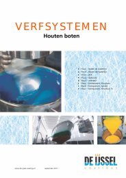 Verfsystemen voor houten boten - De IJssel Coatings