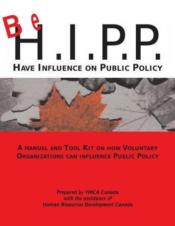 HIPP - Have Influence on Public Policy - YMCA Canada