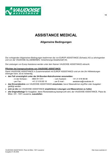 ASSISTANCE MEDICAL