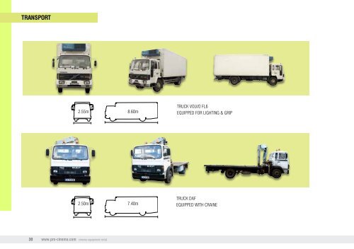 CATALOGUE - rental for cinema equipment