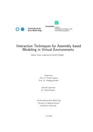 Interaction Techniques for Assembly based Modeling in ... - FBTI