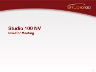 Studio 100 NV