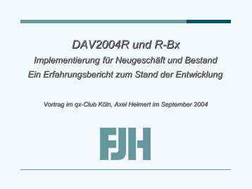 DAV 2004 R und RBx - QX-Club Köln