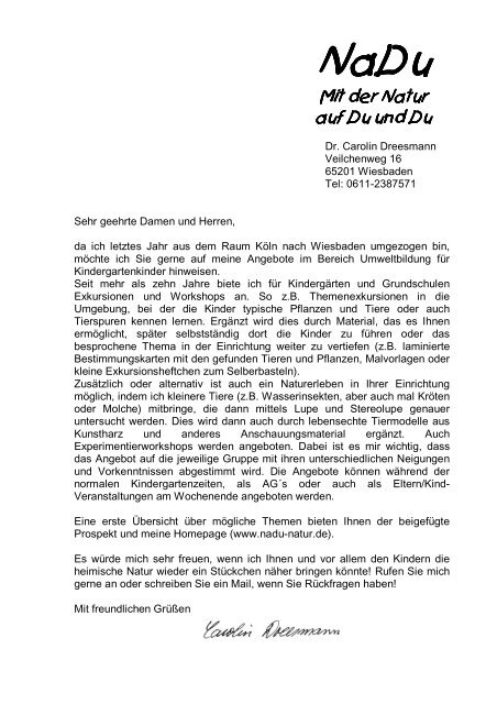 Angebot Für Kindergarten Und Schulene Homepage
