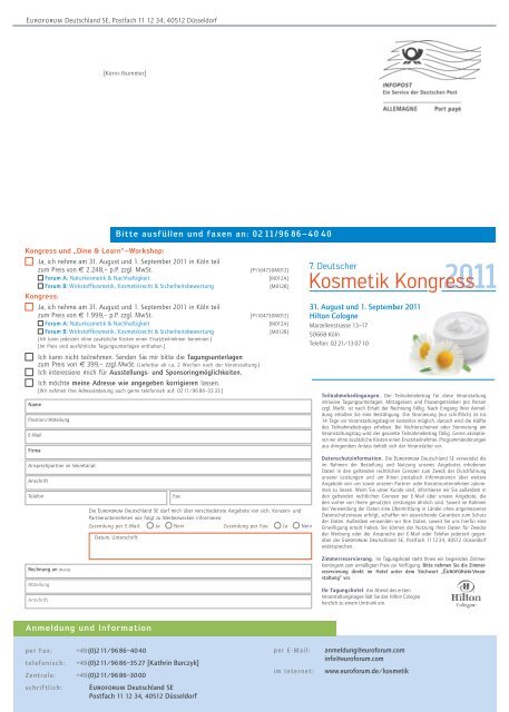 Kosmetik Kongress - VKE