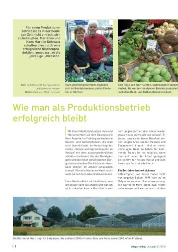 Wie man als Produktionsbetrieb erfolgreich bleibt