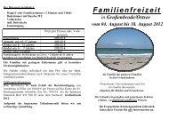 Familienfreizeit in Großenbrode/Ostsee - Evangelische ...