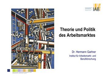 Arbeitsangebot - Hermann Gartner