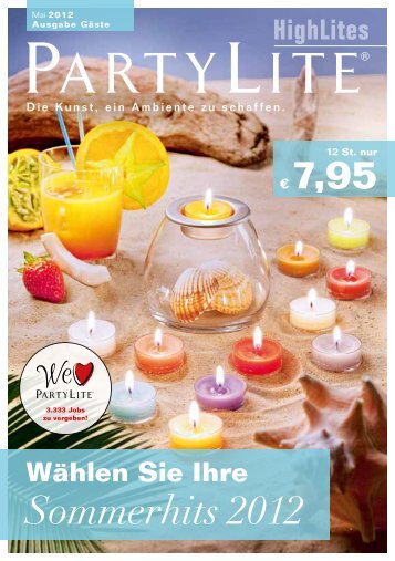 Sommer- angebot 2012 - PartyLite