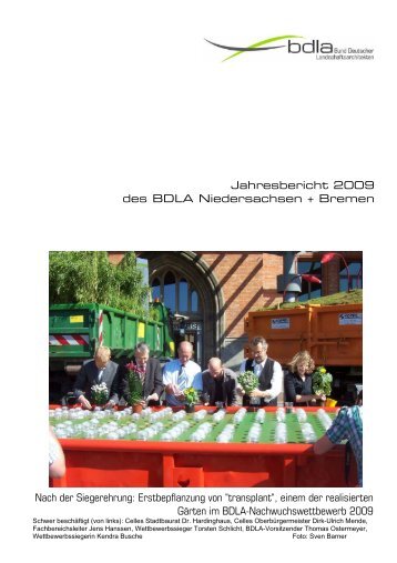 Jahresbericht 2009 des BDLA Niedersachsen+Bremen