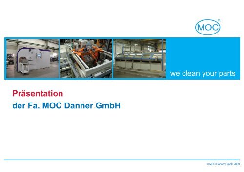 MOC-Danner Unternehmens-Präsentation