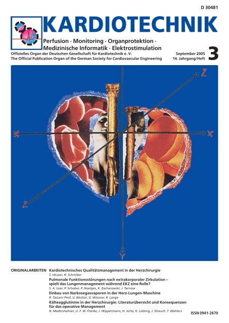 KARDIOTECHNIK Perfusion · Monitoring · Organprotektion