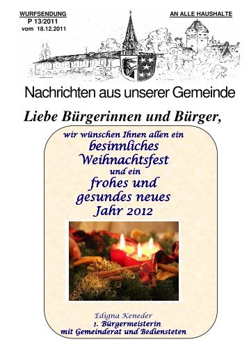 Gemeindeblatt2011-13 v. 18.12.2011.pdf - in Schönau