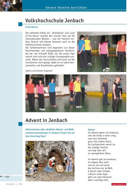 Amtsblatt Amtsblatt - Jenbach