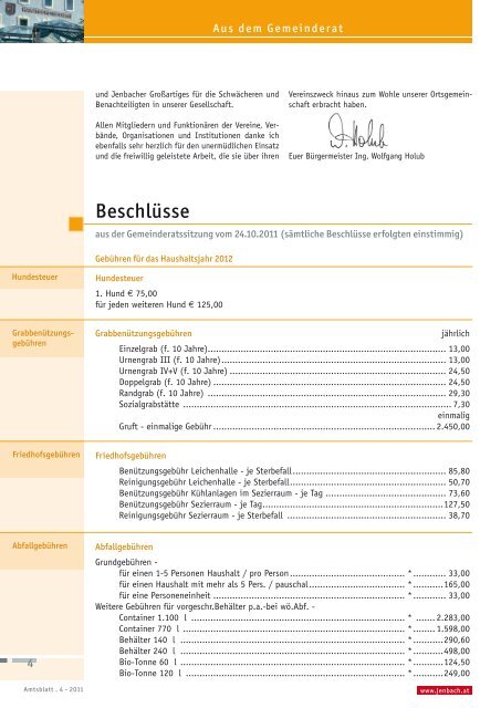 Amtsblatt Amtsblatt - Jenbach