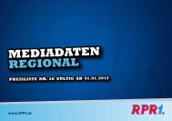 Mediadaten regional - Rpr1