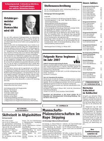 Da geht die „Post” ab - Verbandsgemeinde Schönenberg-Kübelberg