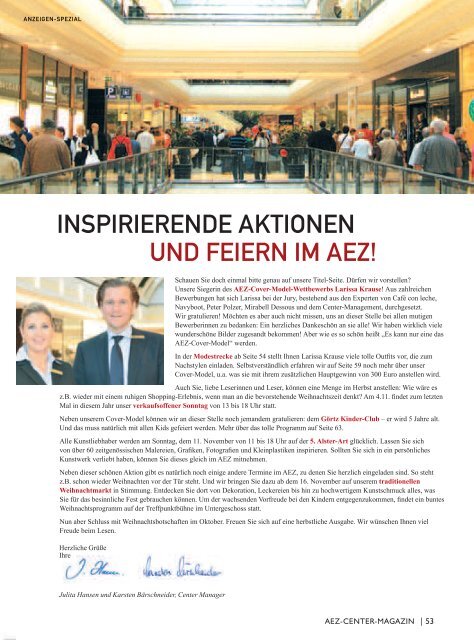 center - magazin - Alstertal-Einkaufszentrum