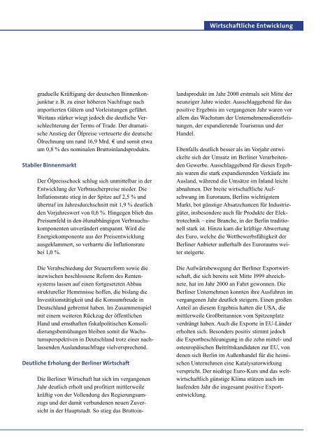 Tätigkeitsbericht 2000 Investitionsbank Berlin