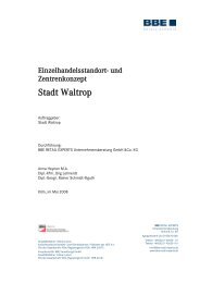 Einzelhandelsstandort und -zentrenkonzept der Stadt Waltrop