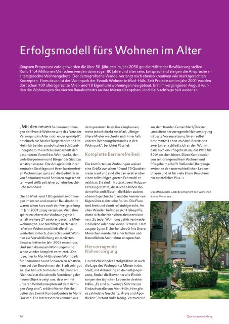 forum immobilie Willkommen zu Hause! - Evonik Wohnen GmbH