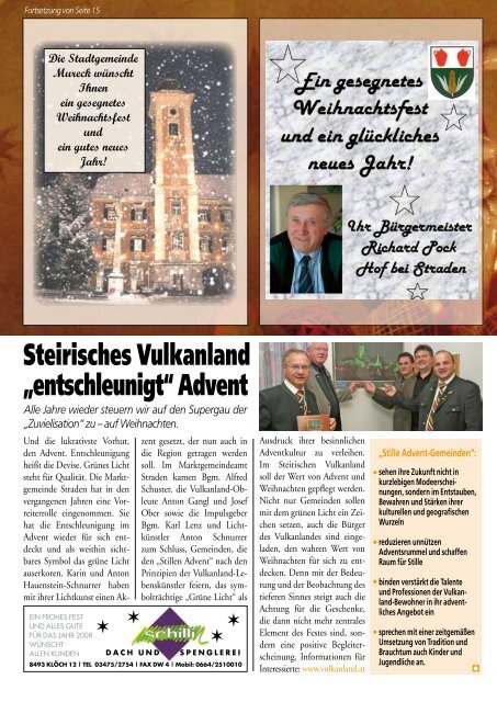 Radkersburger Standpunkt - Ausgabe 05/2007 - Steirische Volkspartei