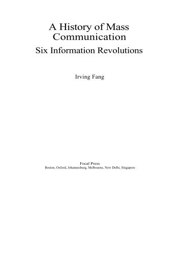 What Are Information Revolutions? - Index of