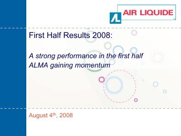 Aucun titre de diapositive - Air Liquide