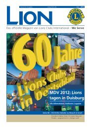 MDV 2012: Lions tagen in Duisburg - Lions Club Garching Campus