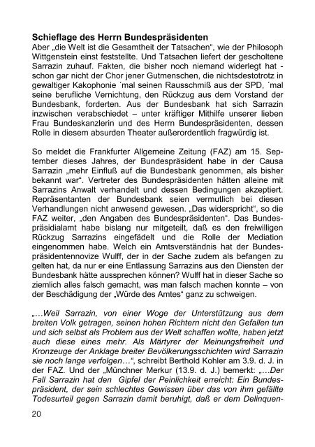 und er hat doch recht! - Die deutschen Konservativen e.V.