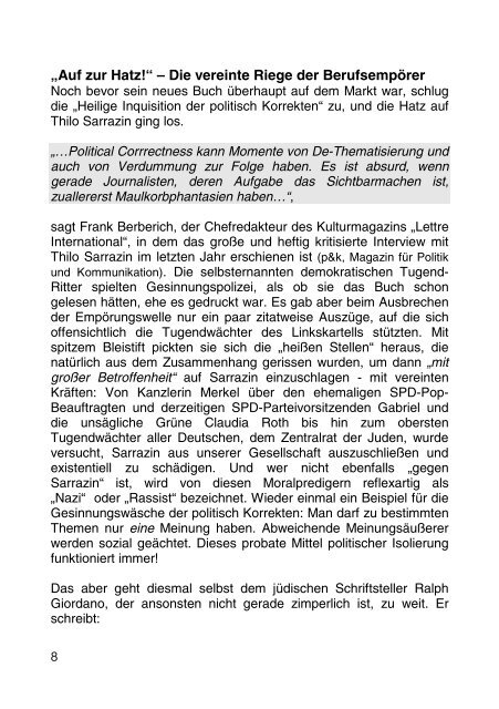 und er hat doch recht! - Die deutschen Konservativen e.V.