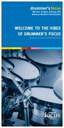 drummer's focus brochure version francaise 2010 - Drummers Focus