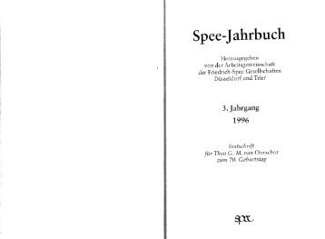 Spee-Jahrbuch - Historicum.net