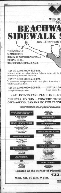 Canton Observer for July 16, 1992 - Canton Public Library
