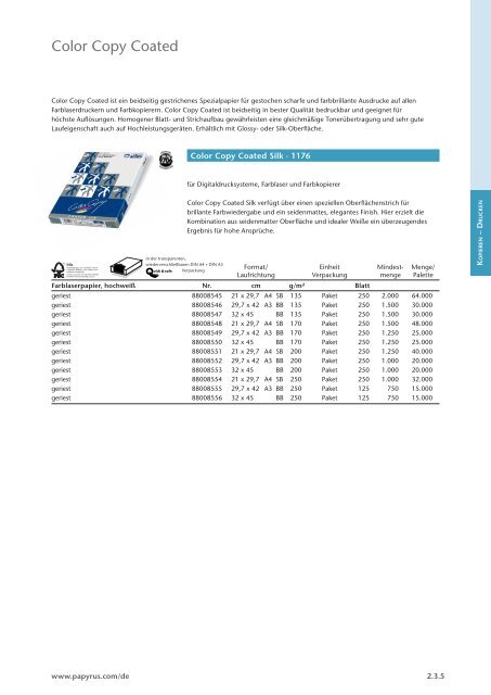 Nähere Informationen zu den Gütesiegeln finden Sie ... - Soft-Carrier