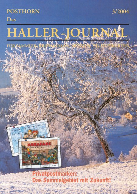 POSTHORN 3/2004 Das HALLER-JOURNAL - Briefmarken HALLER