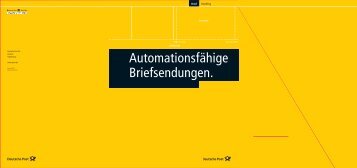 3-1-2 Infoblatt der Post Automationsfähige Briefsendungen