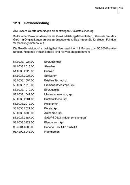 ultimail Betriebsanleitung Deutschland - GeWi.Tec GmbH