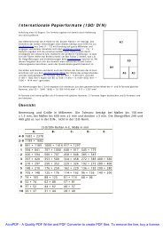 Internationale Papierformate (ISO/DIN)